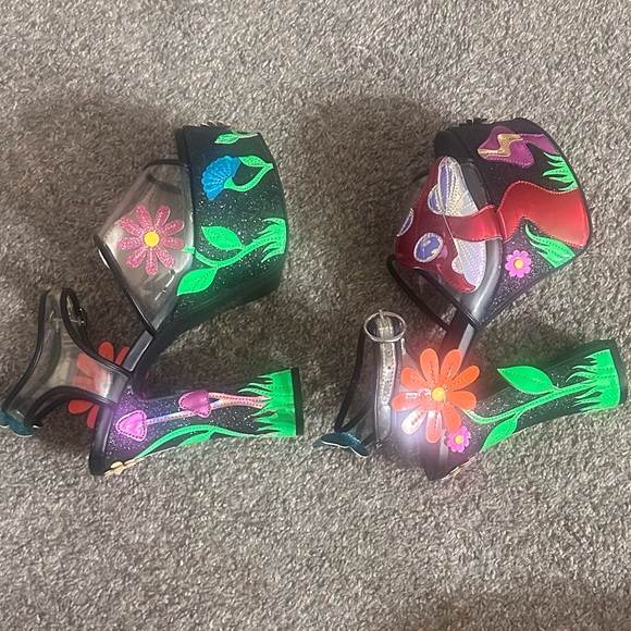 Current Mood X Dolls Kill “Fantasia Garden” Platform Sandals - Picture 11 of 16